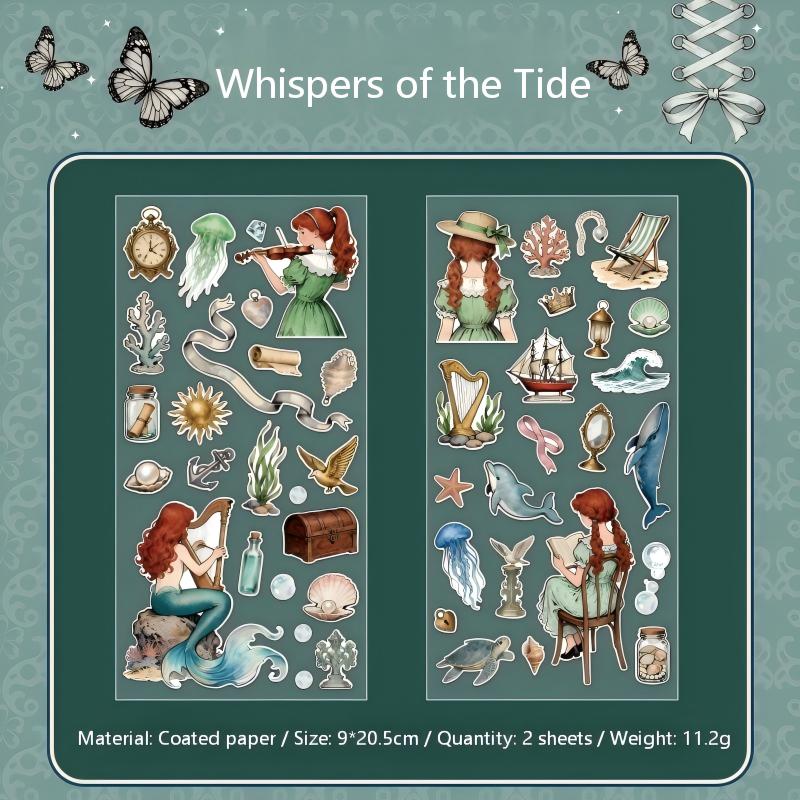 Misty Fairy Tale Solid Sticker -2Pcs each pack
