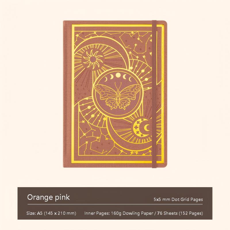 A5 Vintage Gold Foil Notebook