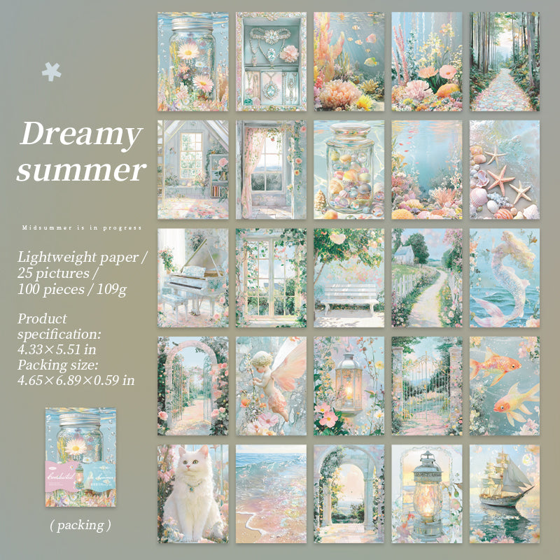 Midsummer paper -100Pcs each pack