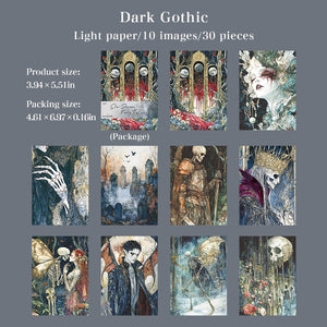 Dark gothic design chart