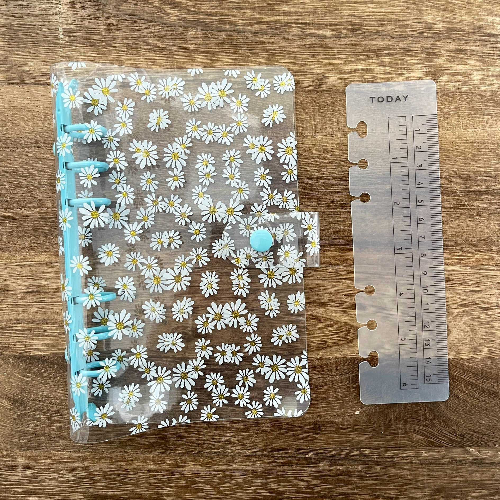 A6 Clear daisy binder journal *Not include inner pages