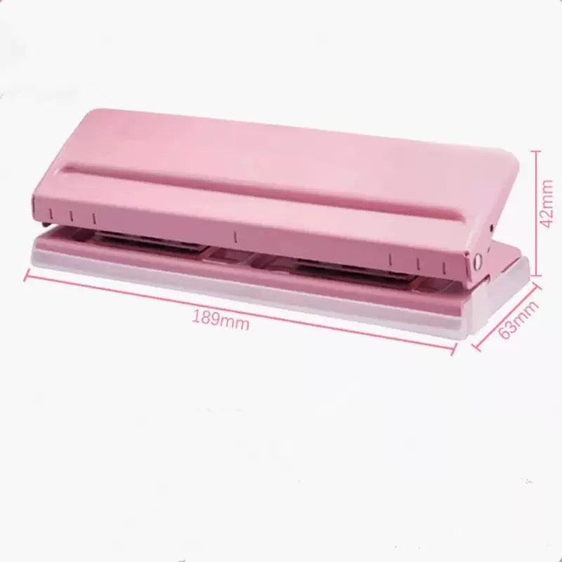 0628 Adjustable 6 Hole Punch: Capacity for A4 / A5 / A6 / Personal/Pocket Size