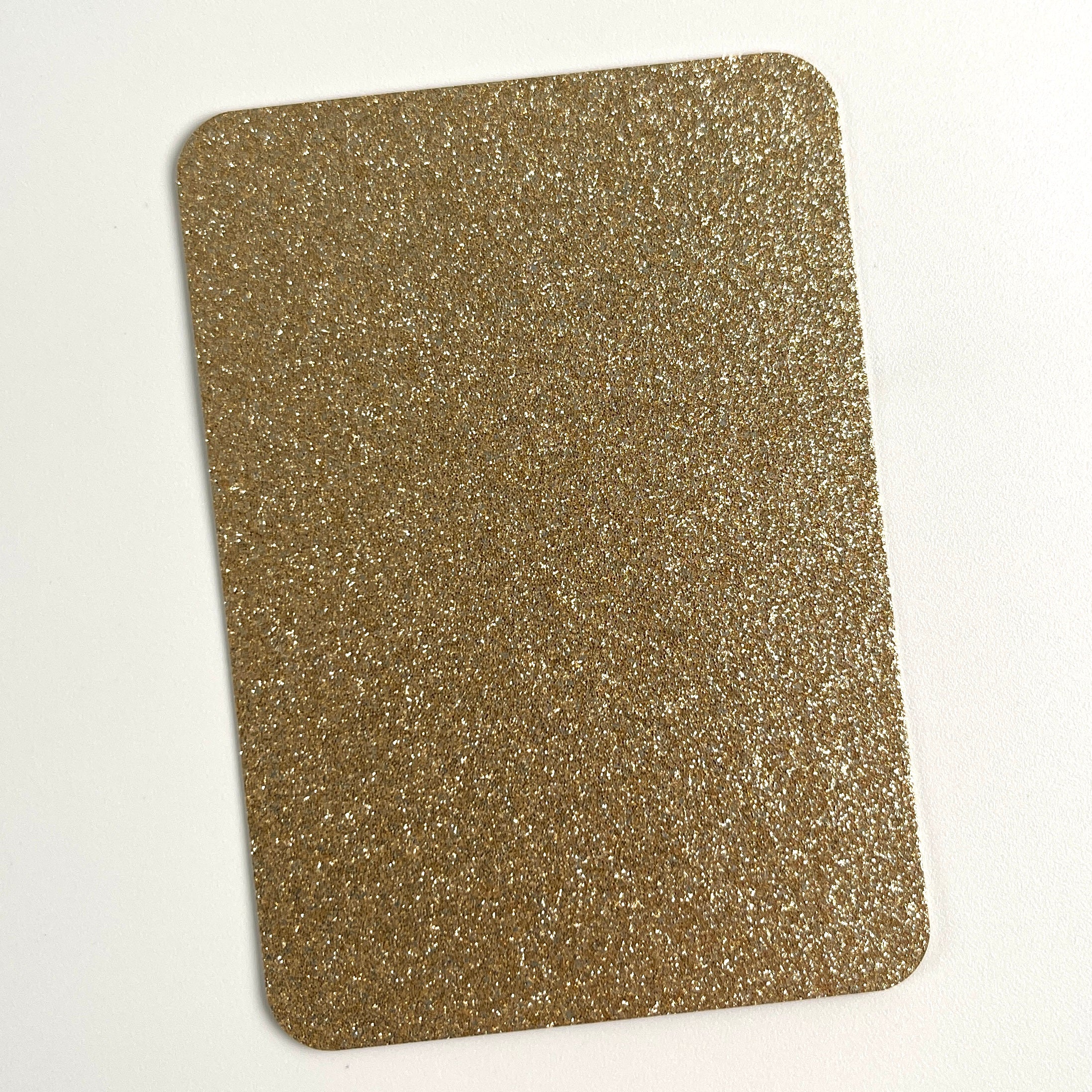 24 Colors Glitter ATC Blanks, Pre-Cut Artist Trading Cards 2.5x3.5 Inches, Rounded Corners Glitter Cardstock Base for Mixed Media, Scrapbooking, Art Swaps