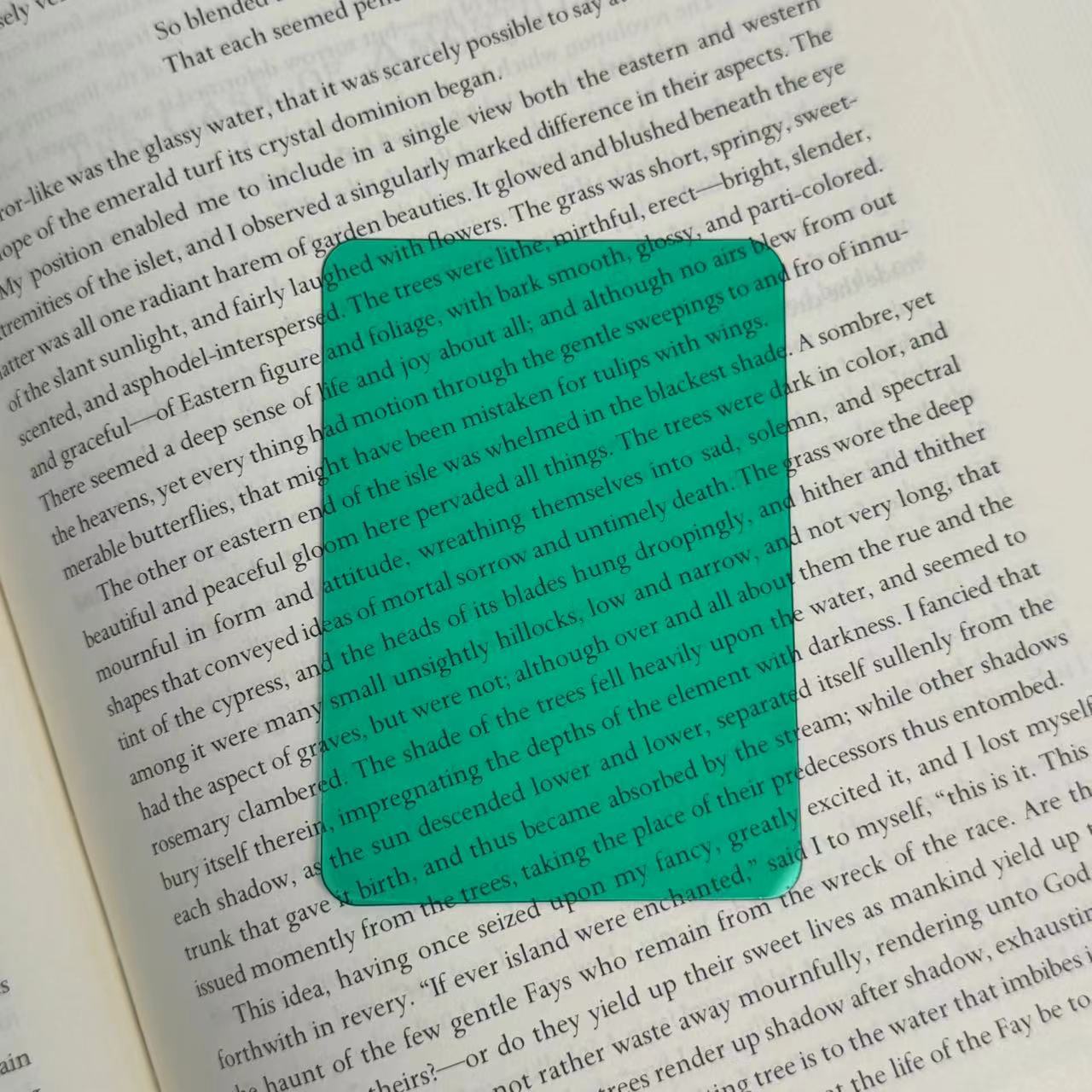 Colored clear ATC cards 1 pack of 20 pcs *Both sides have protective film 2.5*3.5 inch