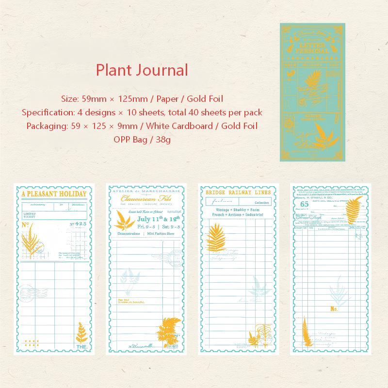 Vintage Notepad -40Pcs each pack