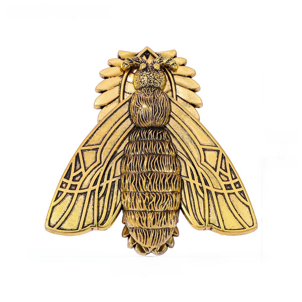 Vintage Metal Moth Clip