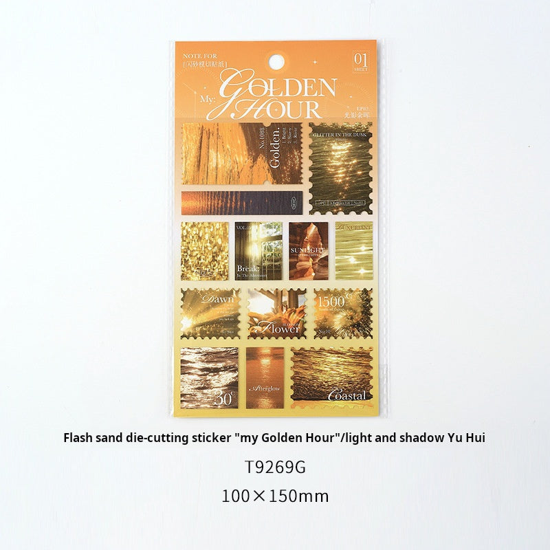 0322 My Golden Hour Series Sticker -1Pcs each pack