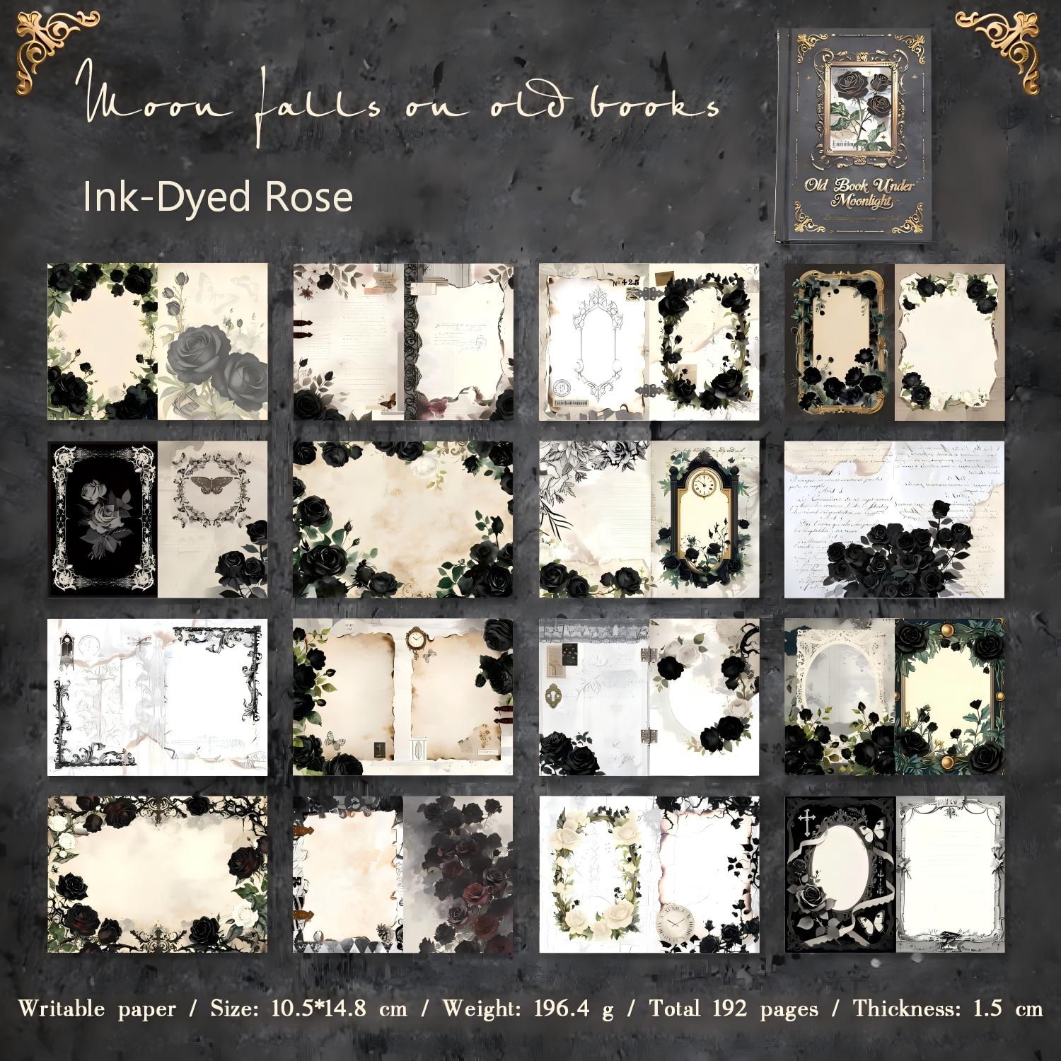 Vintage Rose Journal Notebook