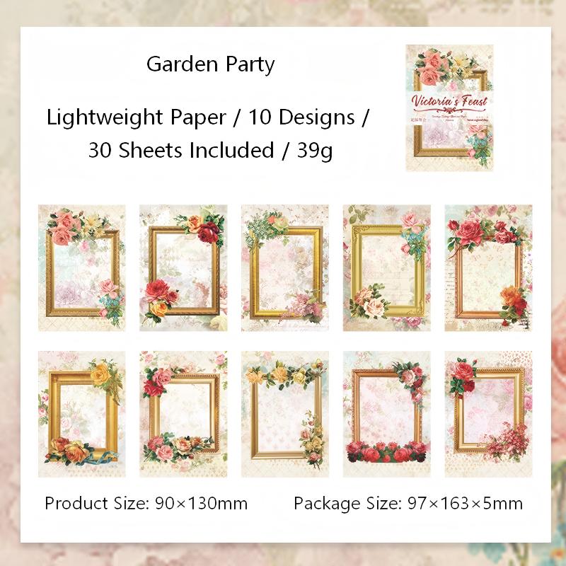 Victorian Feast Paper -30Pcs each pack