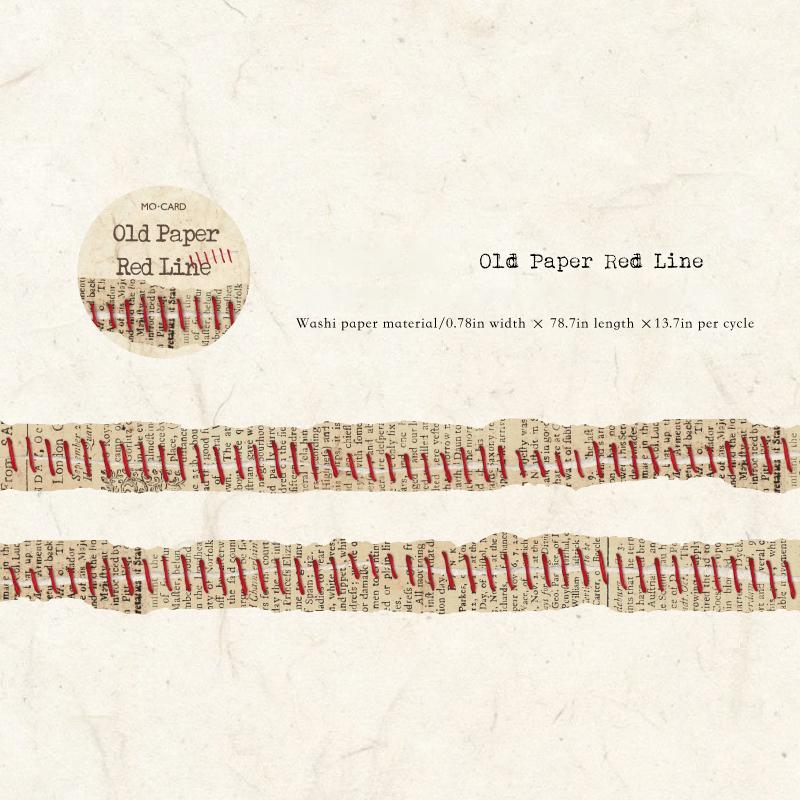 Ripped edge sewing Washi tape -2cm*2m