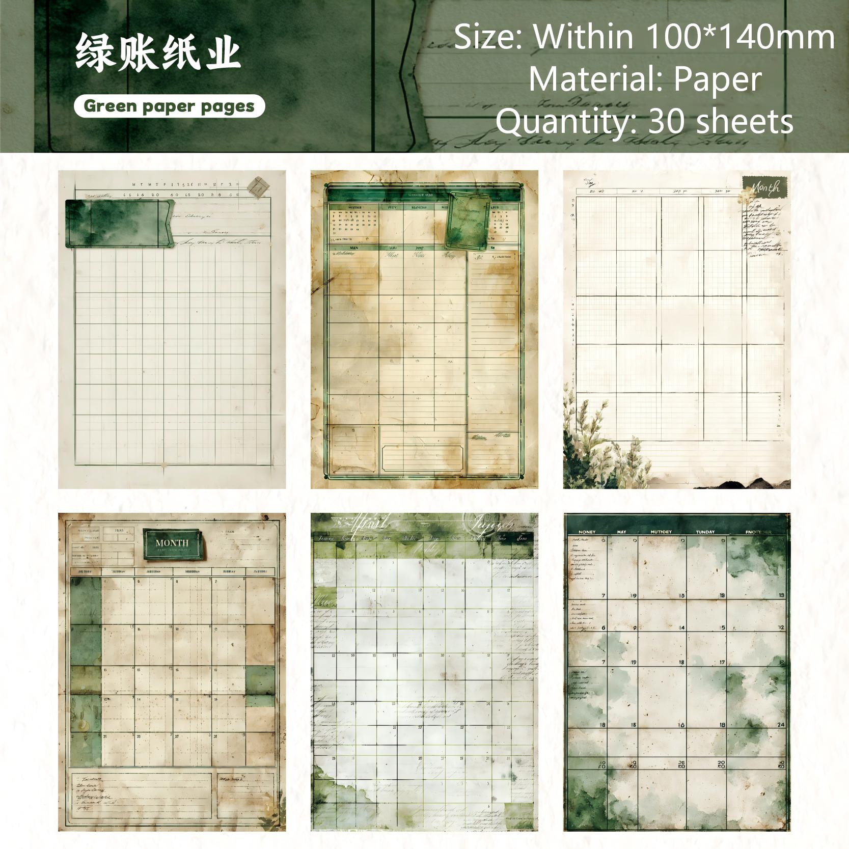 Schedule Paper -30Pcs each pack