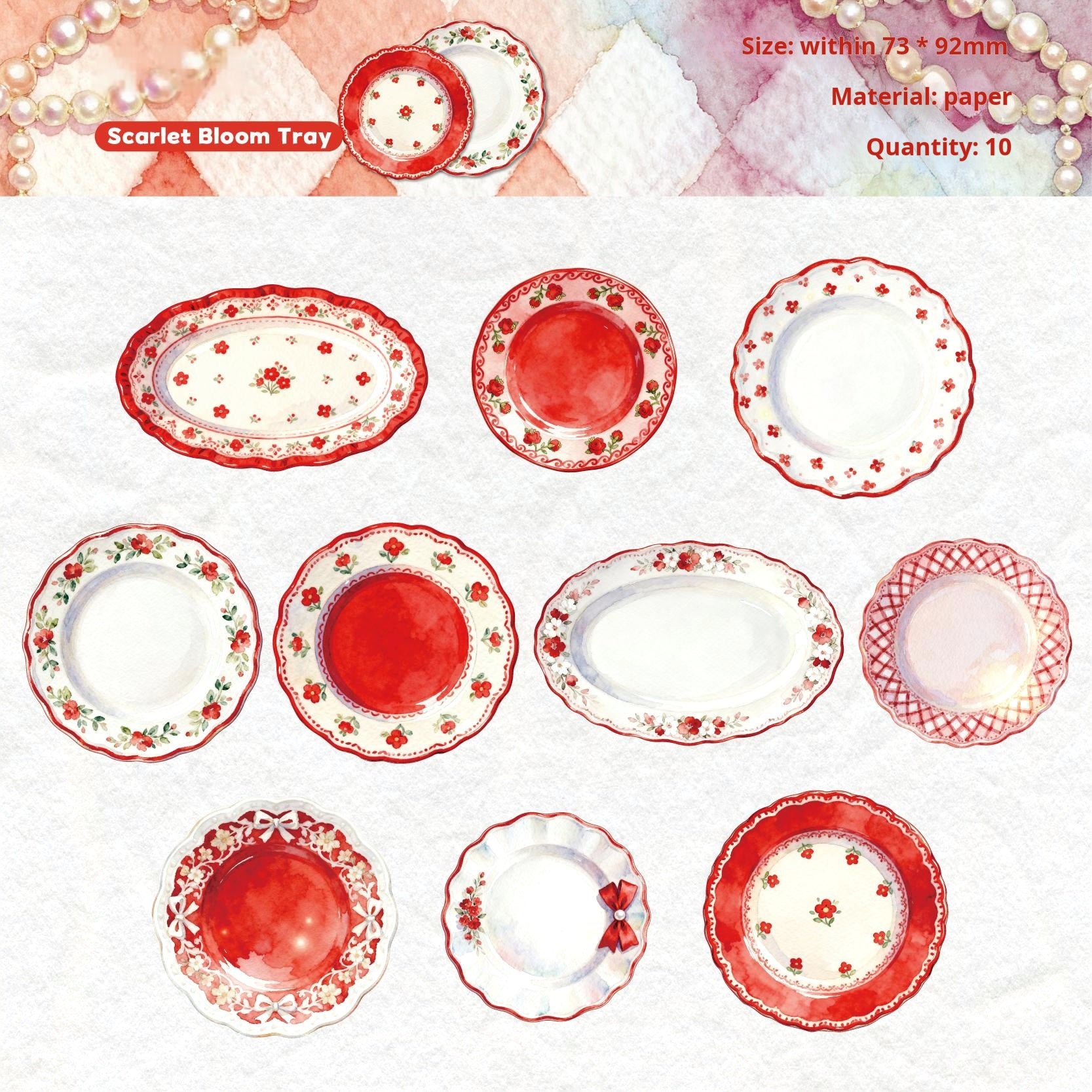Plate paper -10Pcs each pack