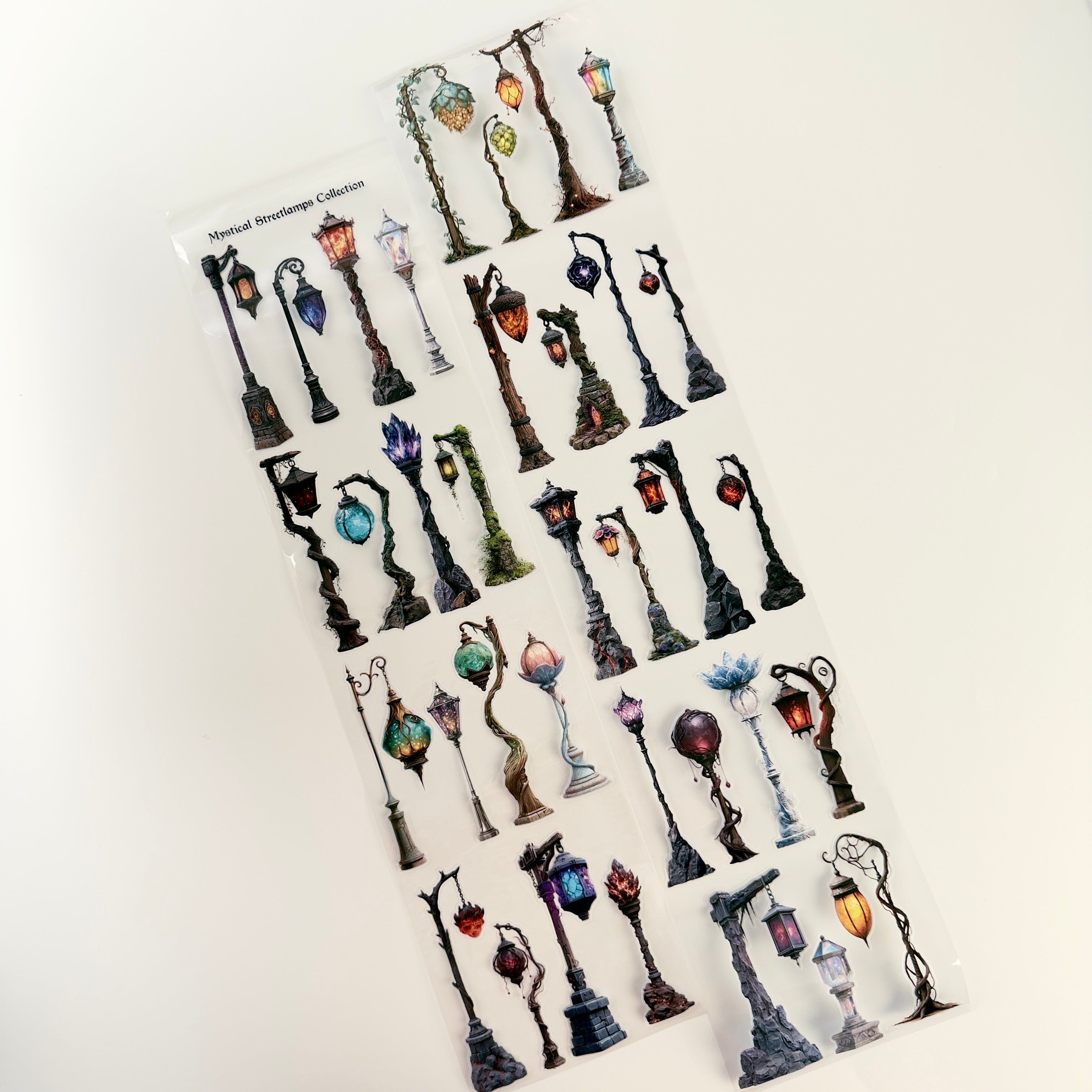 Mystical Streetlamps Collection Pre cut PET Tape (12cm x 2m)