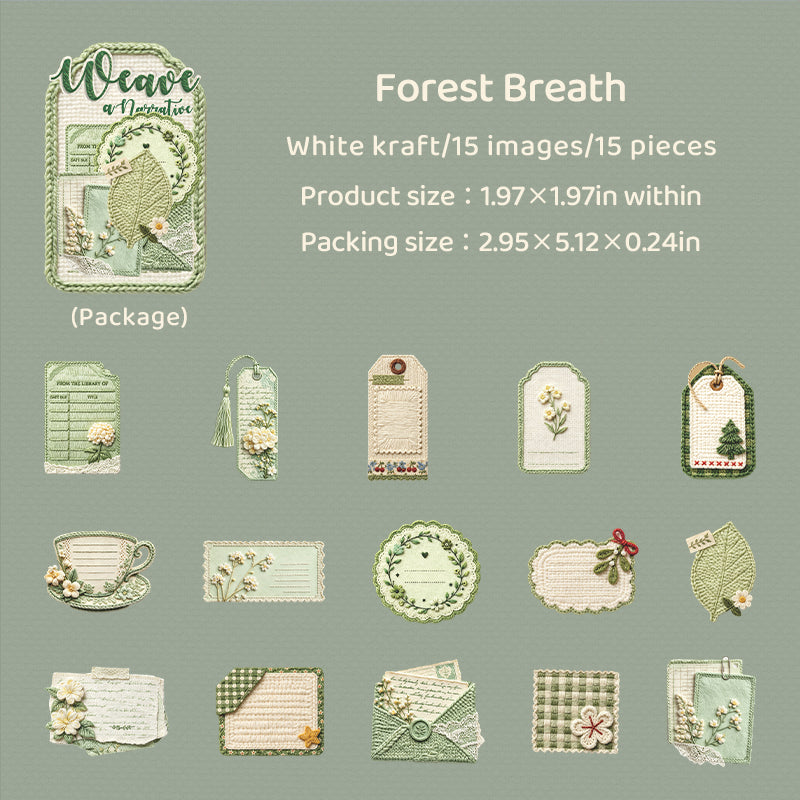 Woven Narratives sticker – view 8