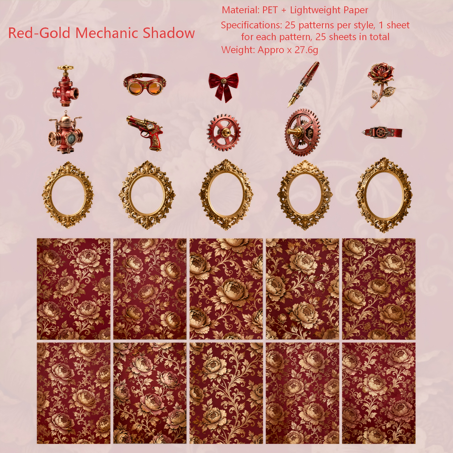 Steampunk Mechanism Mixed pack -25Pcs each pack