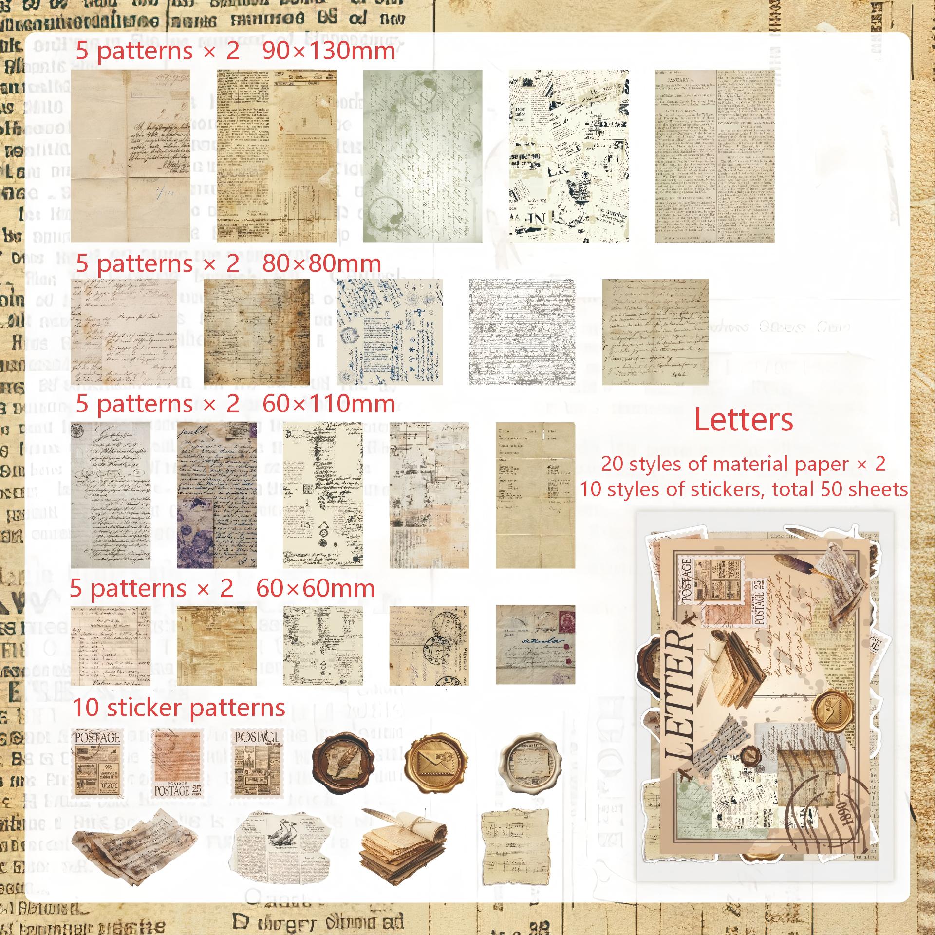 Vintage Mix Pack -50Pcs each pack