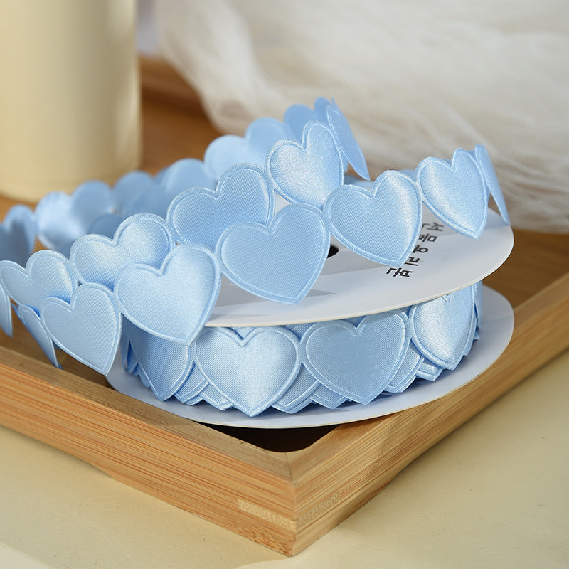 Heart-shaped fabric 9m*1.5cm