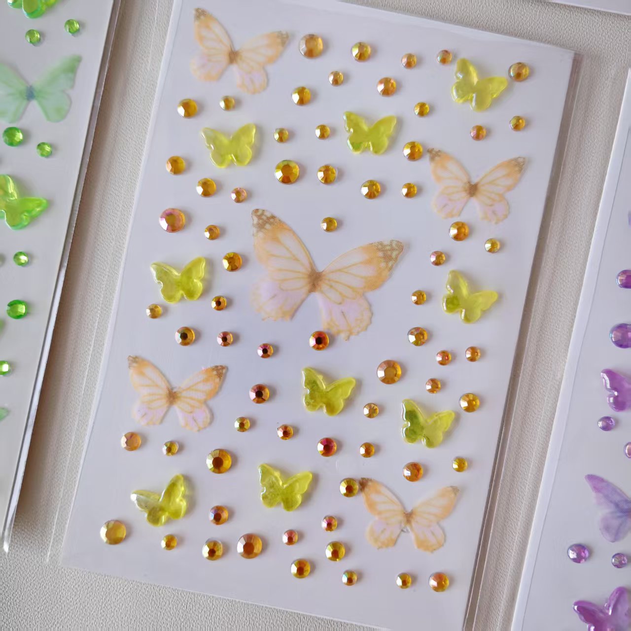 Butterfly Diamond Sticker 1pcs 1pack