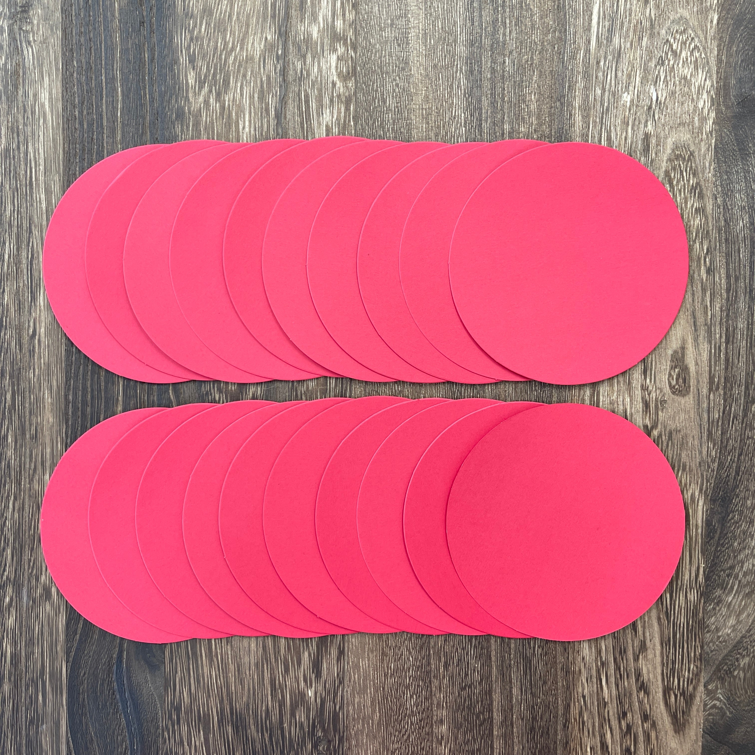 Colored round cardboard Width 10 cm 1 pack 20pcs