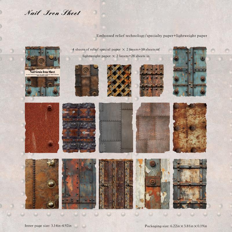 Rust paper -28Pcs each pack