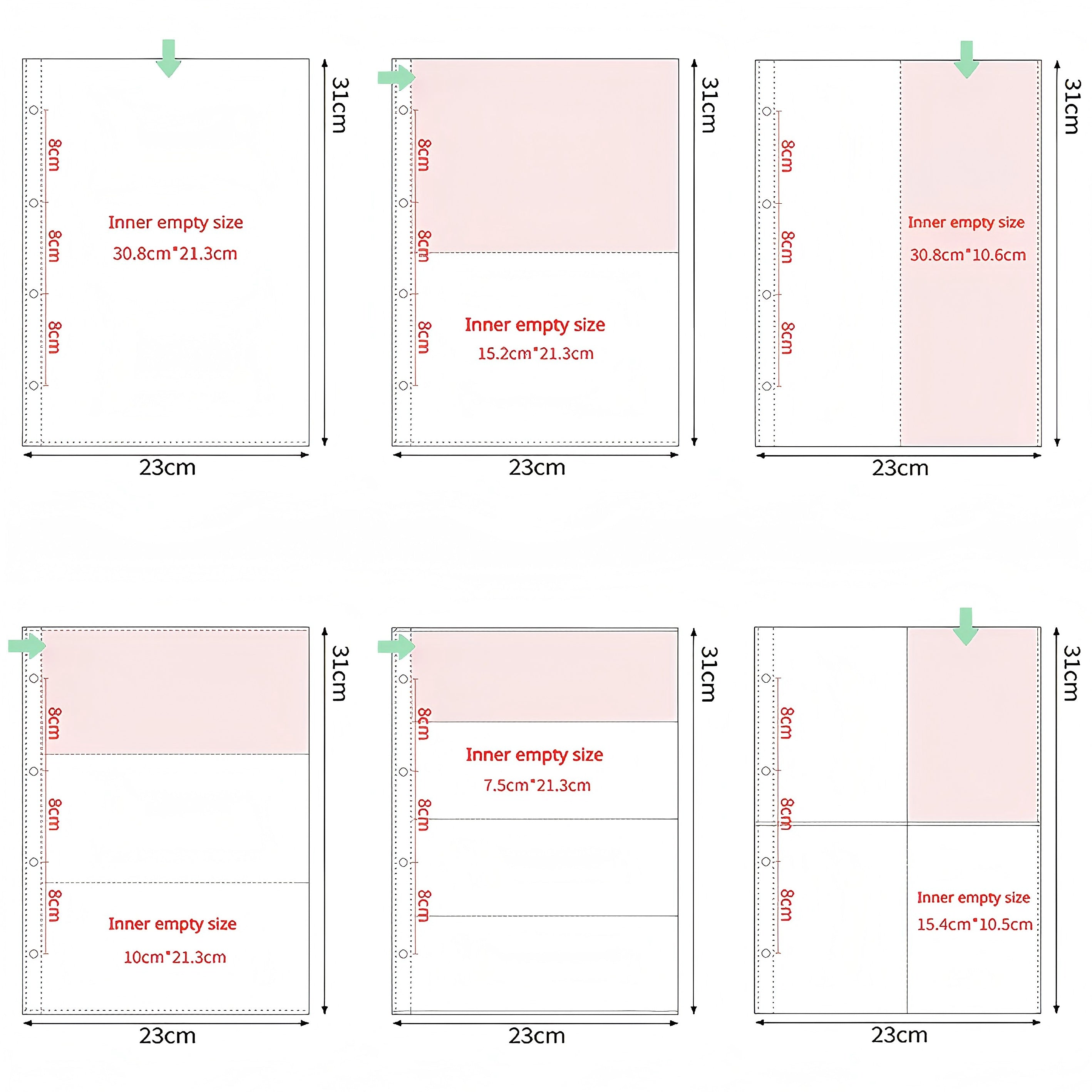 0621 A4 refill 10pcs 1 pack