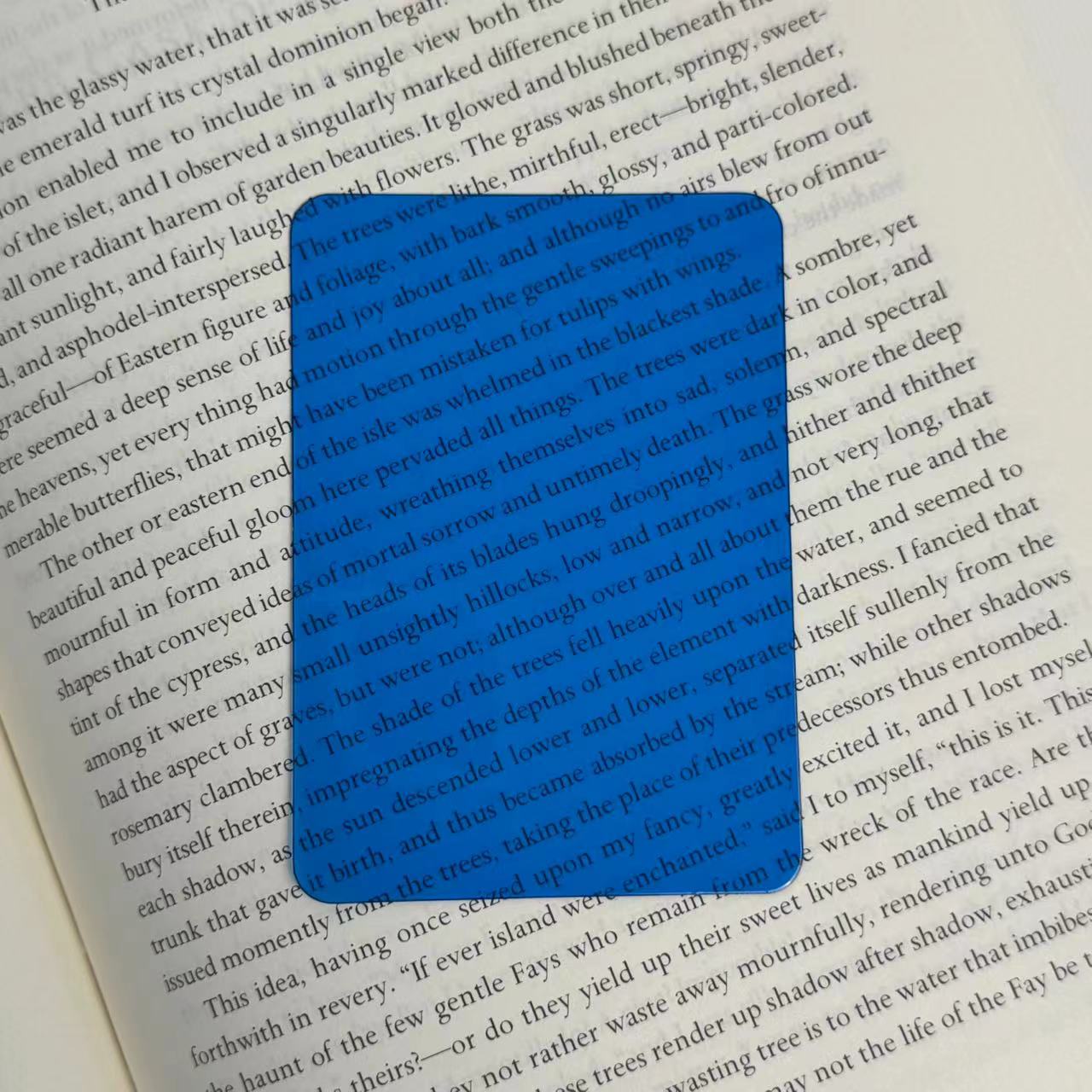 Colored clear ATC cards 1 pack of 20 pcs *Both sides have protective film 2.5*3.5 inch