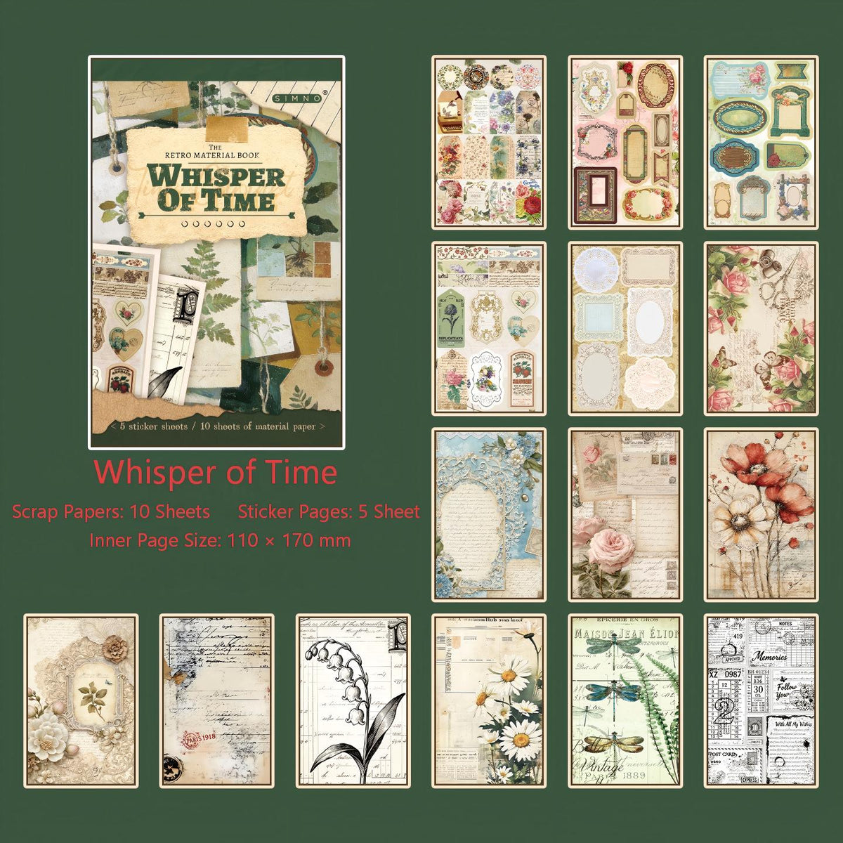 Time Cabinet material book – view 7