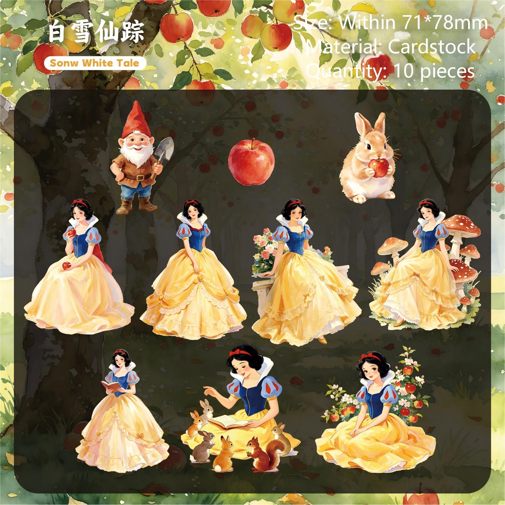 Fairy Ballads Cardstock Stickers -10Pcs each pack