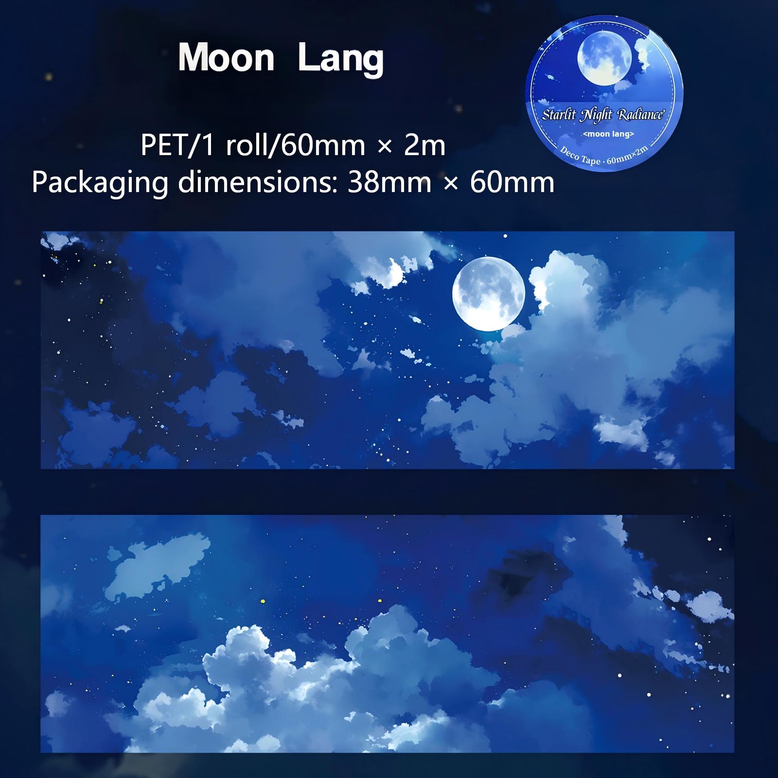 260122 Starlit Night Radiance PET Tape -6cm*2m