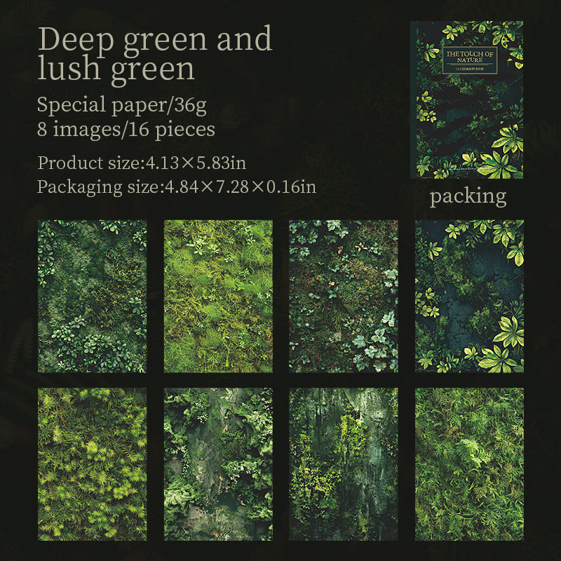 The touch of nature paper -16Pcs each pack