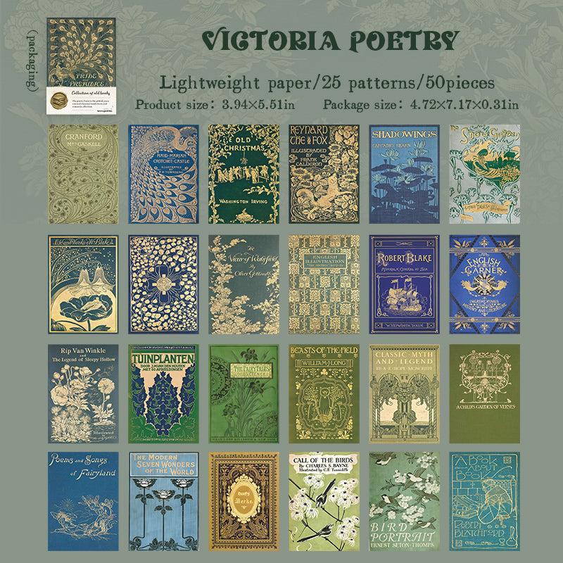 Collection of old Book paper -50Pcs each pack