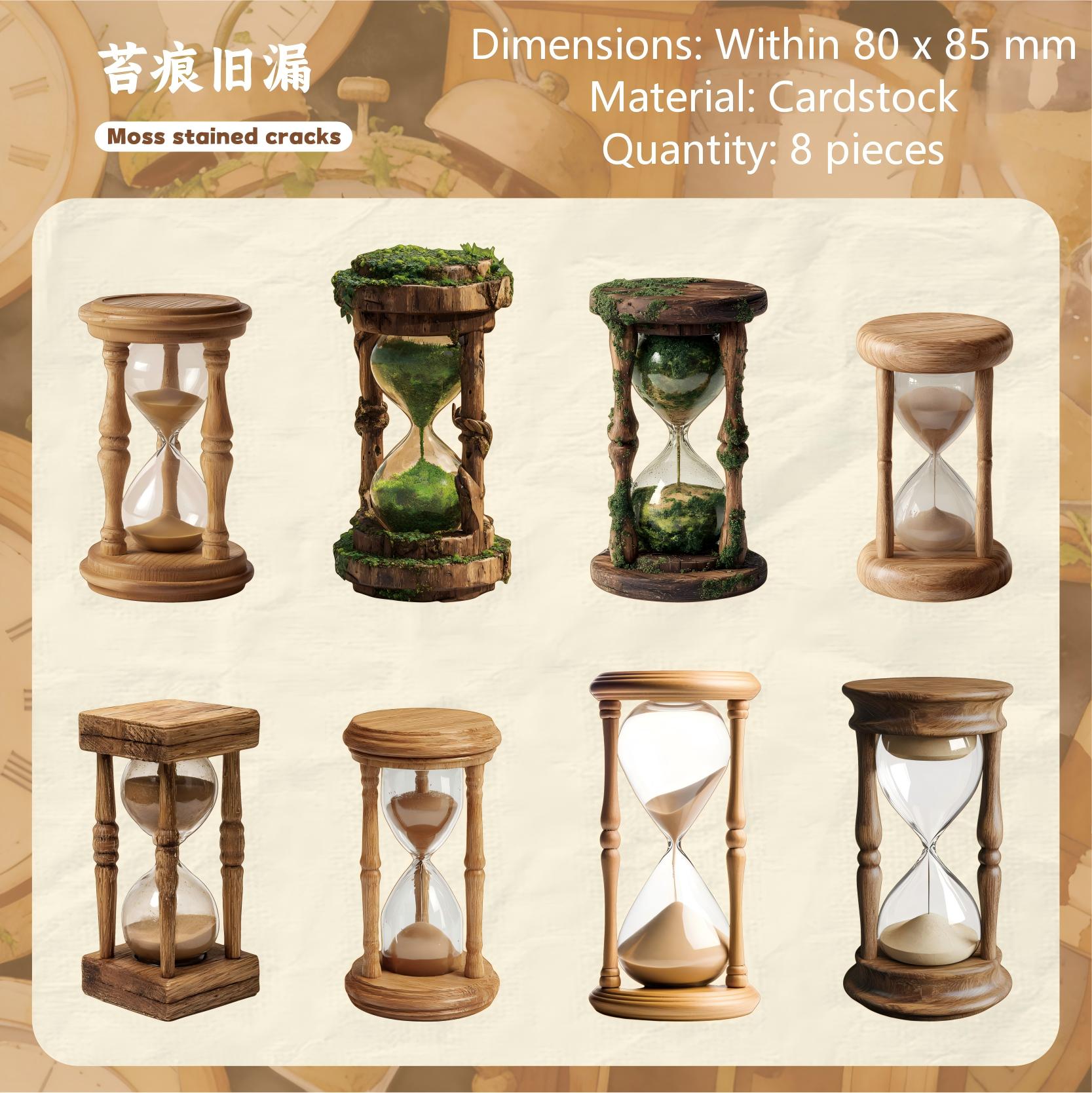Passing Time cardstock sticker -8Pcs each pack