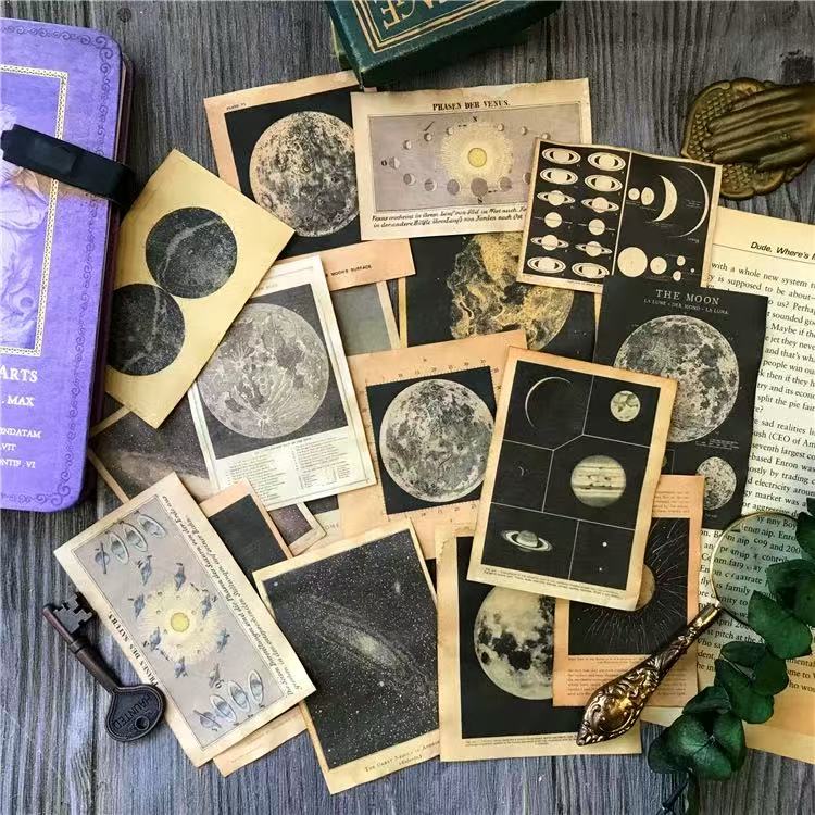 Vintage Vast Stars paper -16Pcs each pack
