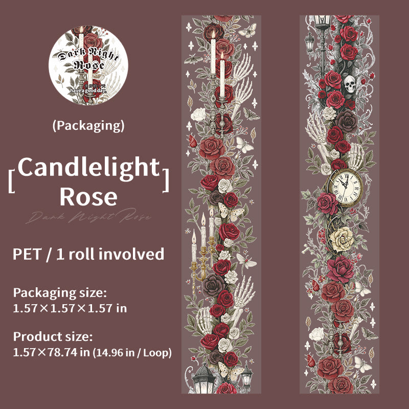 Dark Rose PET tape -4cm*2m
