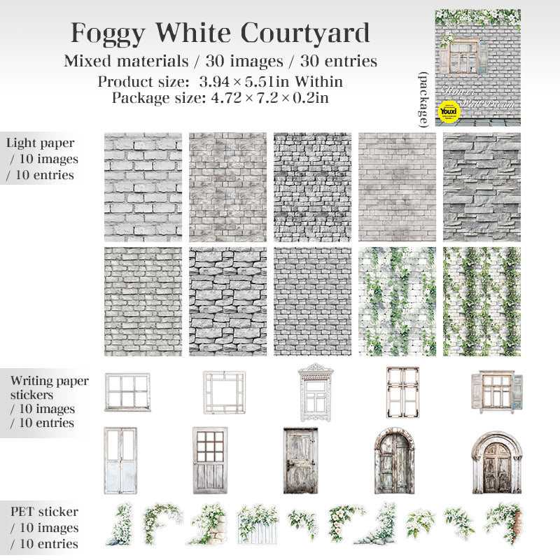 Flower wall Mixed pack -30Pcs each pack