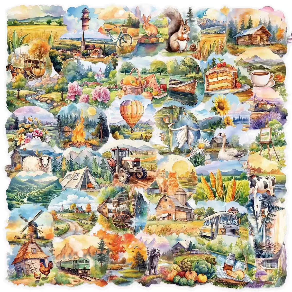 0608 50 Rural PET sticker