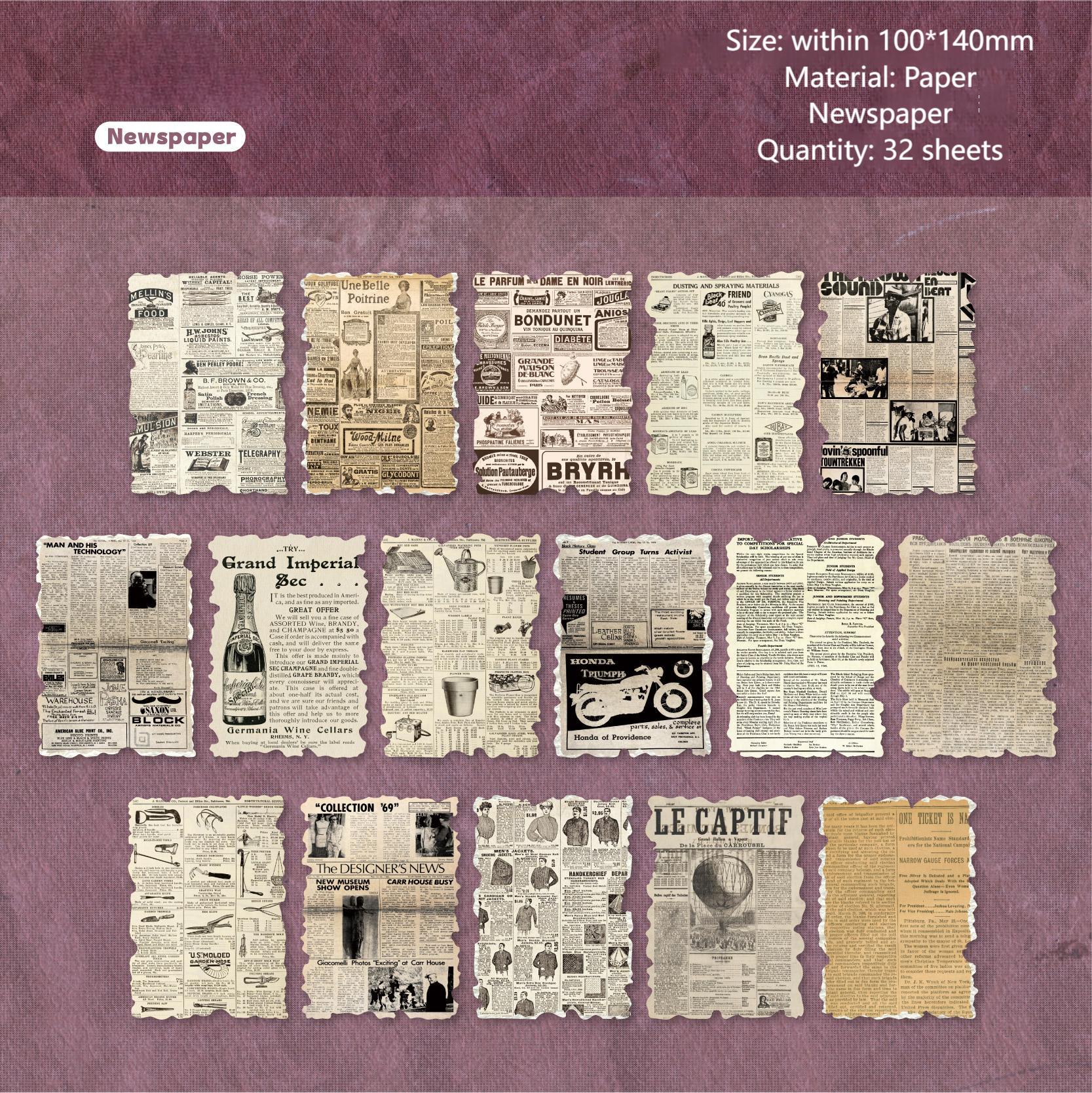 0728 Vintage paper -32Pcs each pack