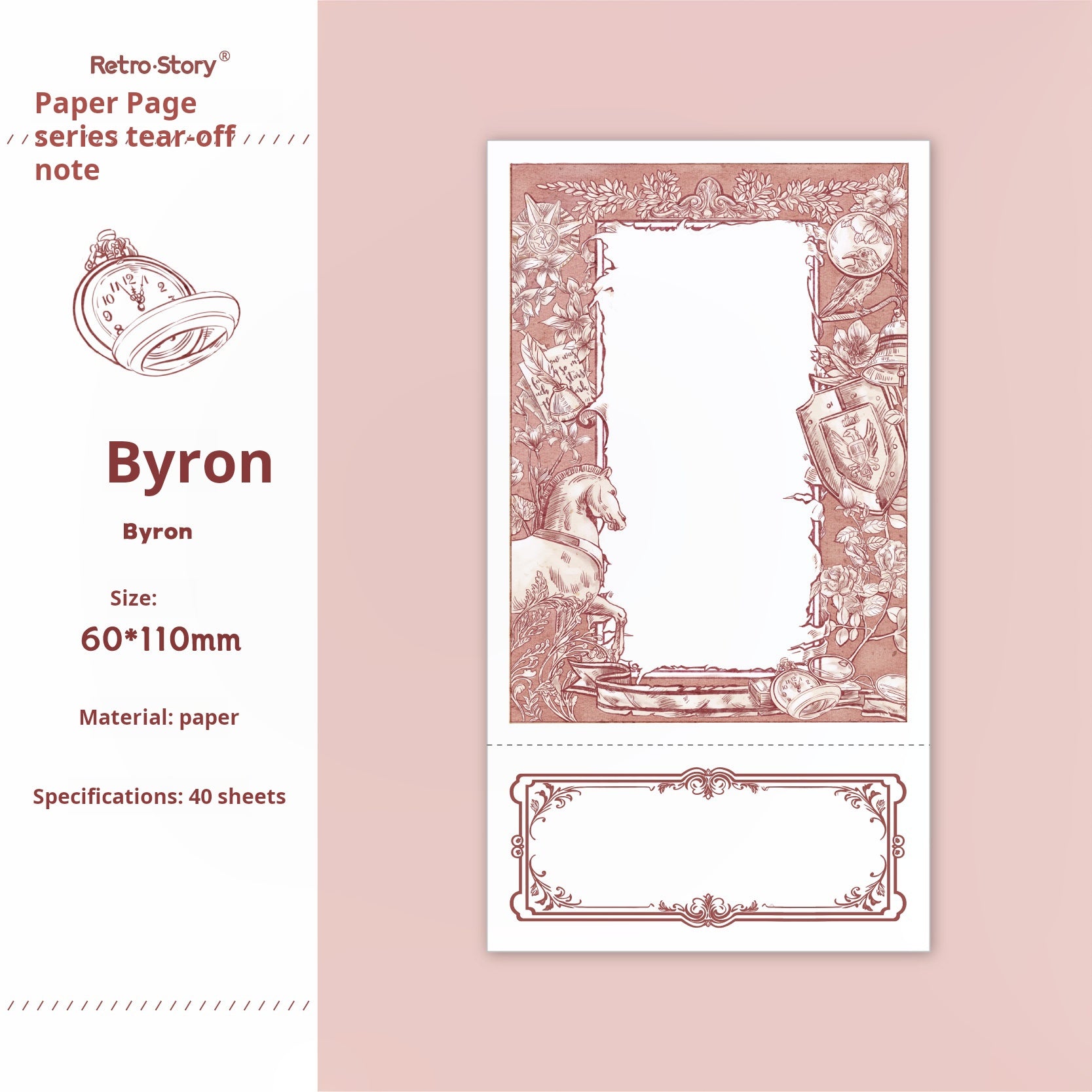 0709 Notes paper -40Pcs each pack