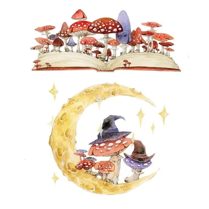 Magic Poison Mushroom PET tape 7cm*3M