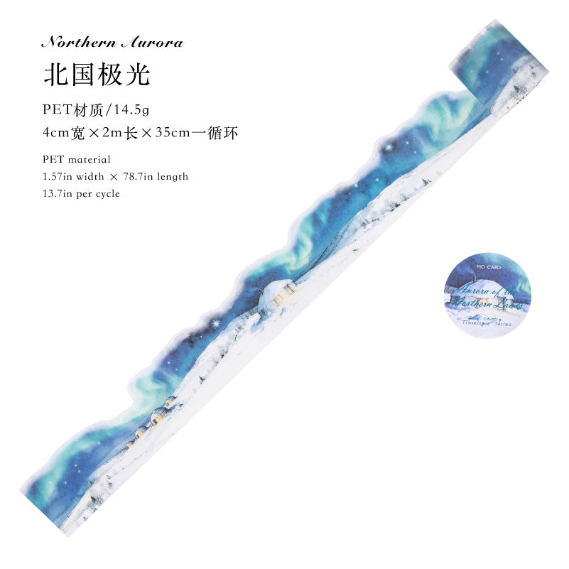 260318 Snow Country Travelogue PET Tape -4cm*2m