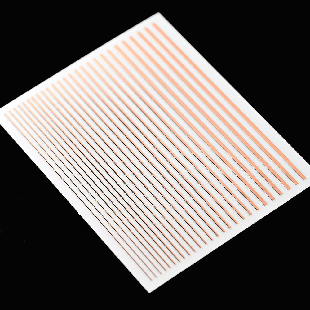 M292- Straight Line Mini sticker 1 Pcs