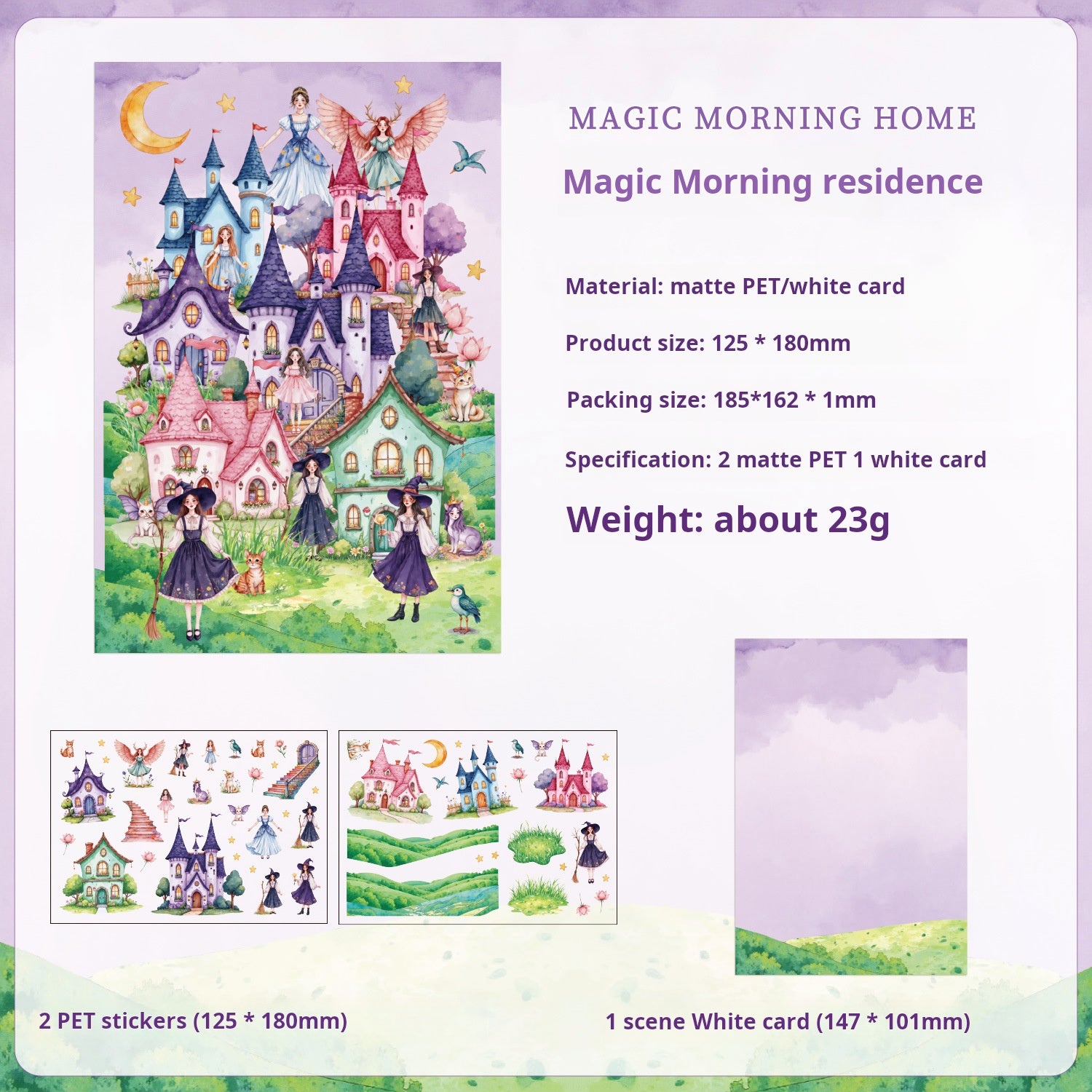 Dream home PET sticker -20Pcs each pack