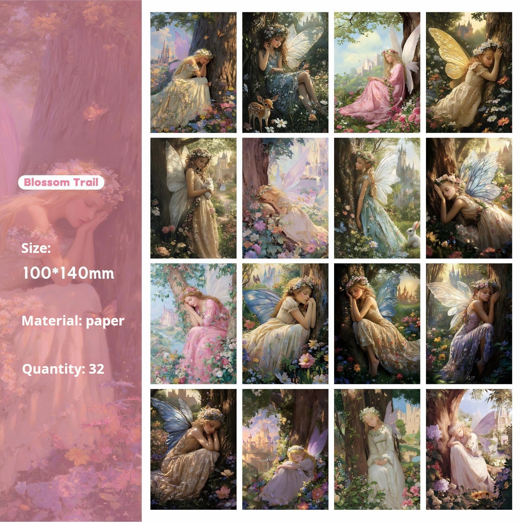 Fairy tales paper -32Pcs each pack