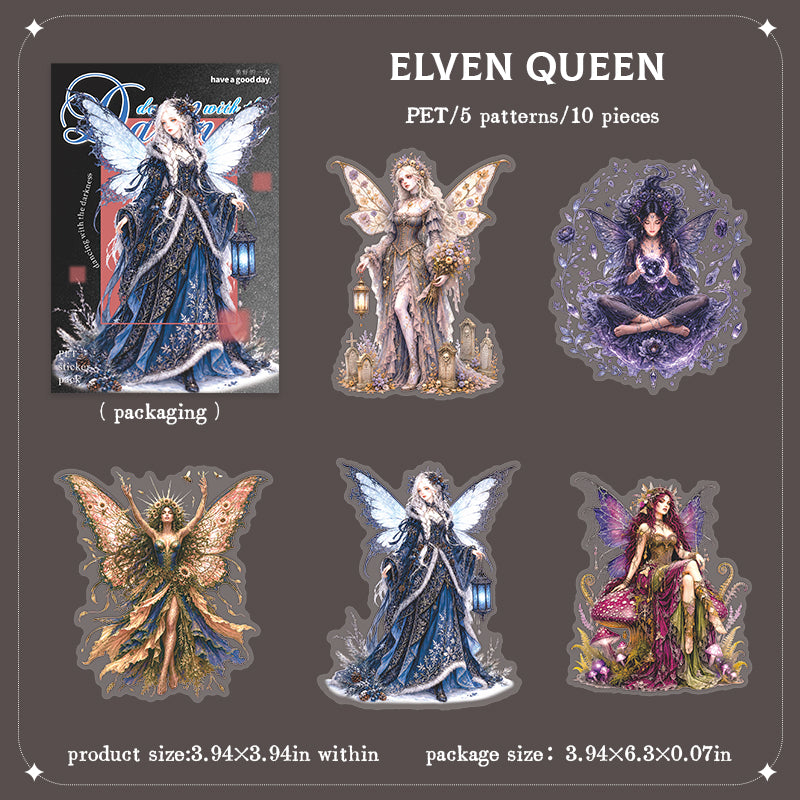 Dance With The Darkness PET Stickers -10Pcs each pack