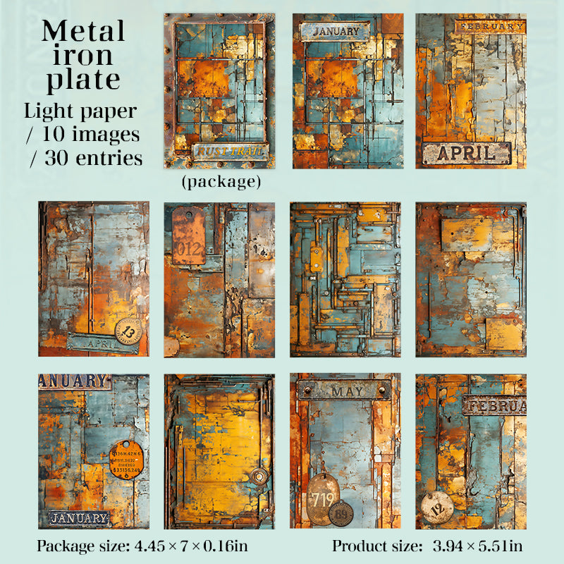 Rust trail paper -30Pcs each pack
