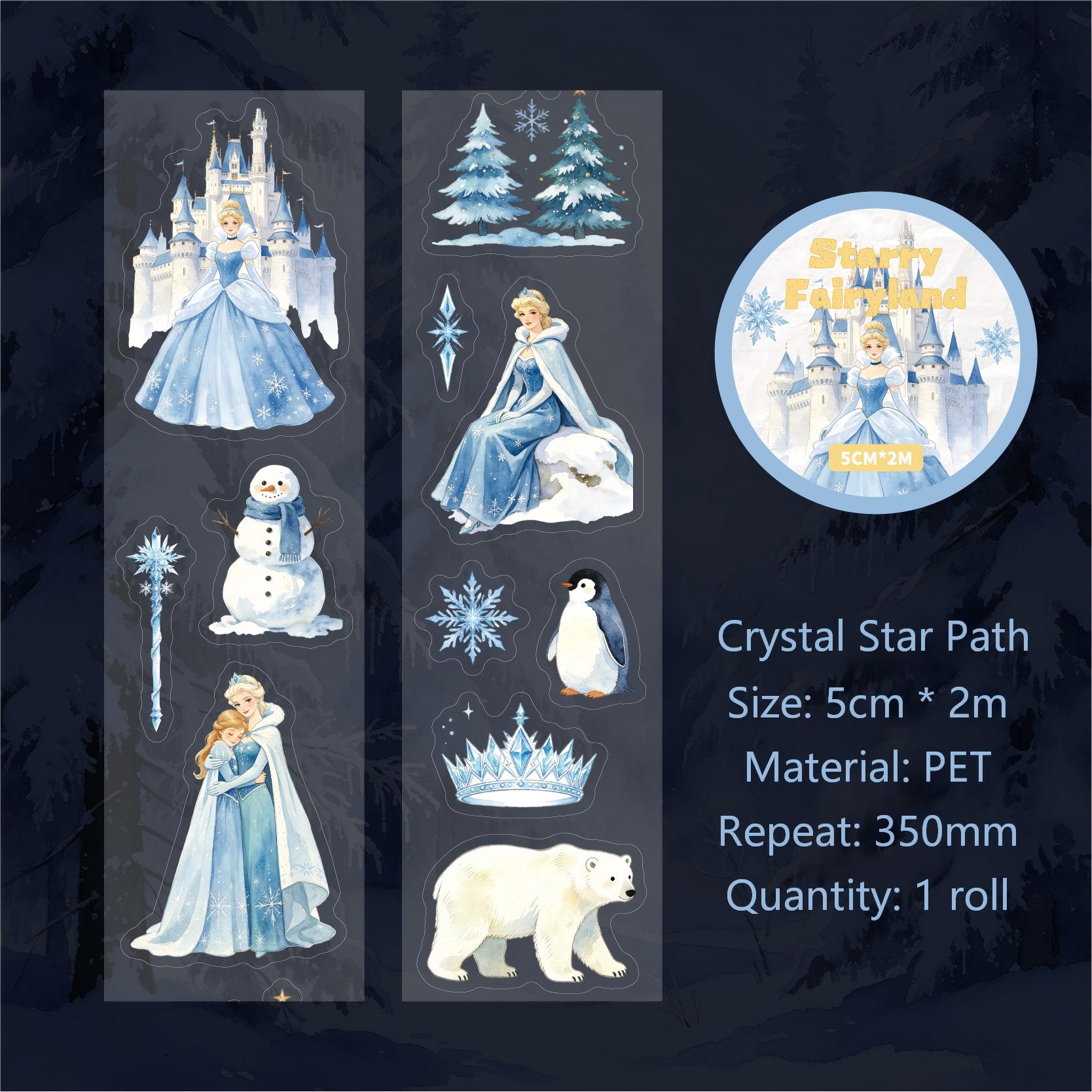 Starry Field Fairy Tale pre-cut PET Tape (5cm x 2m)