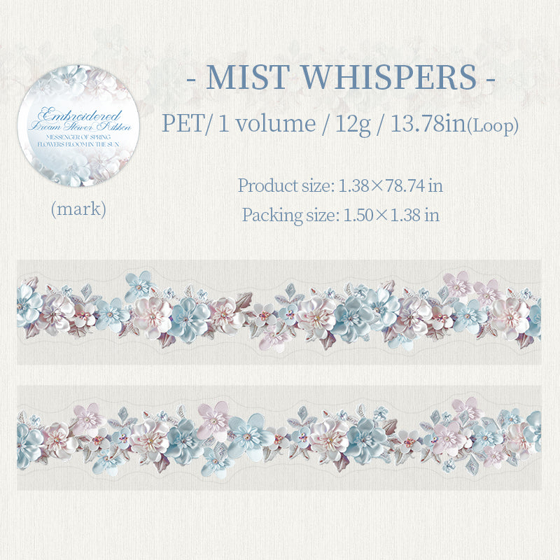 0622 Flowers PET tape 3.5cm*2M