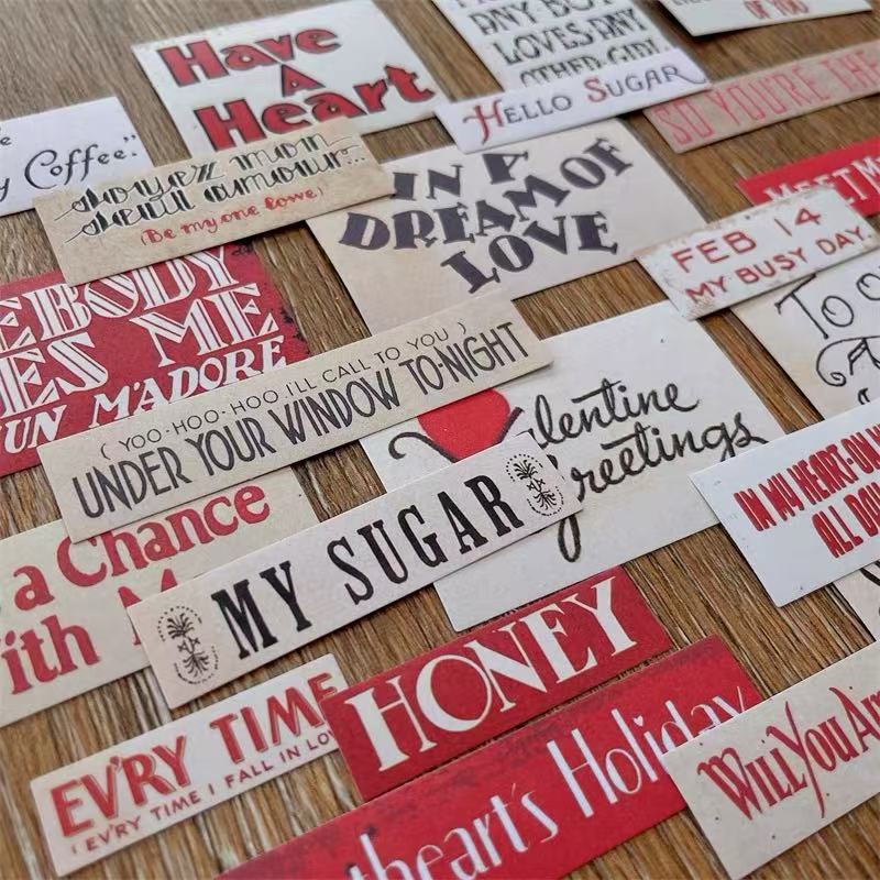 Words layered