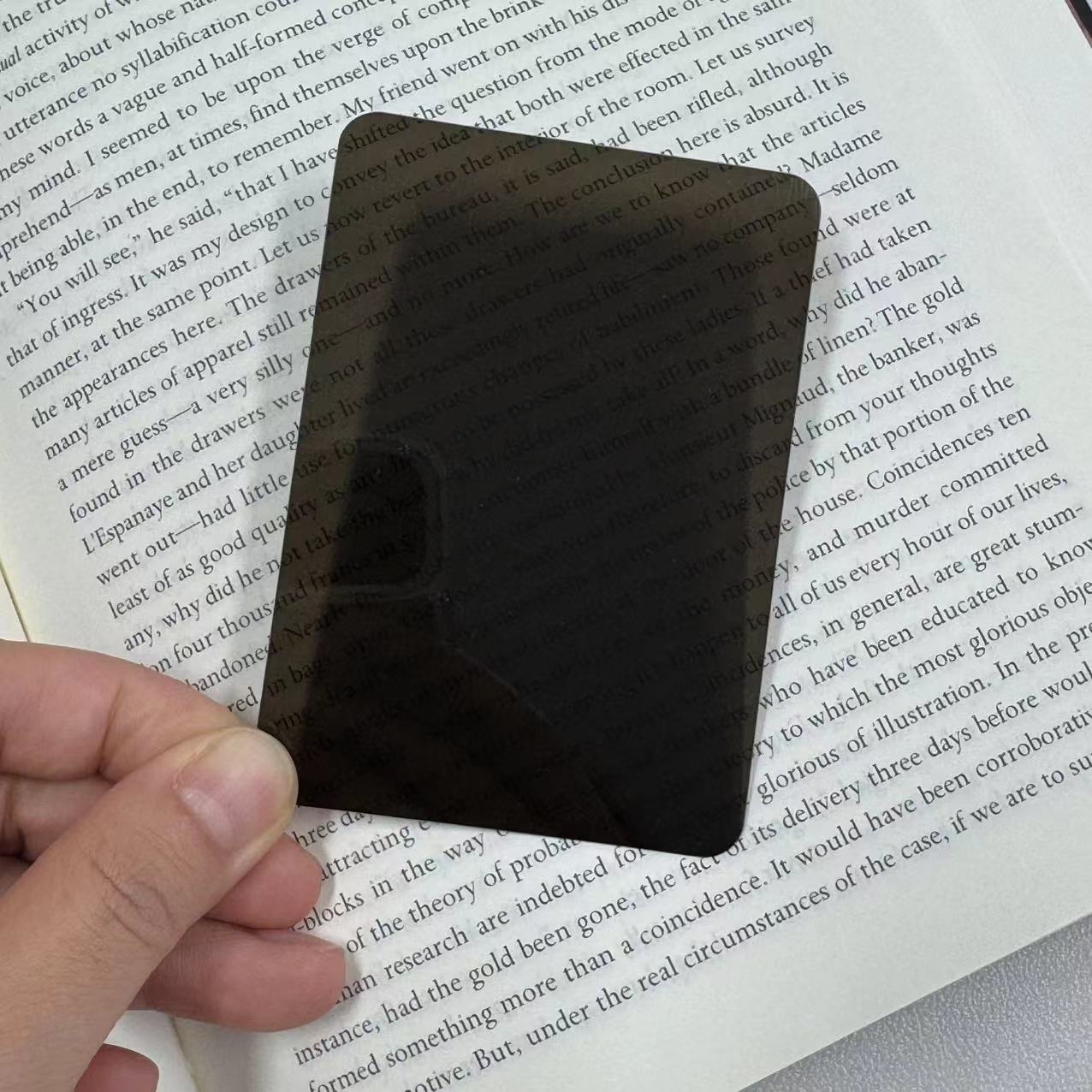 Colored clear ATC cards 1 pack of 20 pcs *Both sides have protective film 2.5*3.5 inch