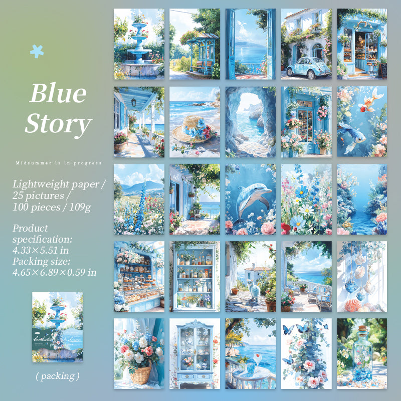 Midsummer paper -100Pcs each pack
